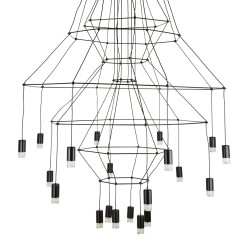Lampa wisząca -20 czarna 120cm ST-5961-20