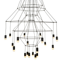 Lampa wisząca -20 czarna 120cm ST-5961-20