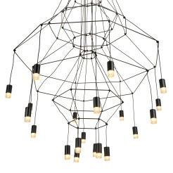 Lampa wisząca -20 czarna 120cm ST-5961-20