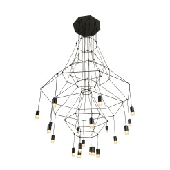 Lampa wisząca -20 czarna 120cm ST-5961-20