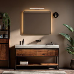 VIGA WOOD LED SOSNA SZCZOTKOWANA ORZECH KINKIET 11690