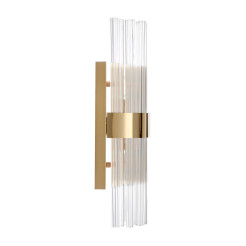 Lampa ścienna  B złota 50 cm z kryształkami DW920 gold