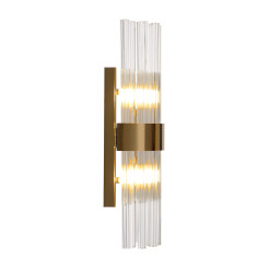 Lampa ścienna  B złota 50 cm z kryształkami DW920 gold