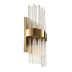 Lampa ścienna  B złota 50 cm z kryształkami DW920 gold