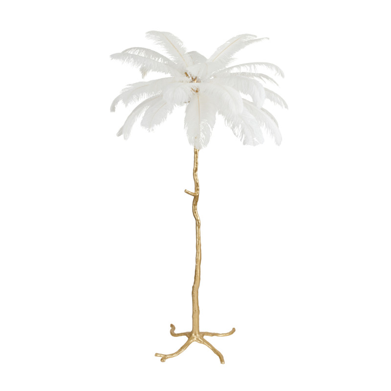 Lampa podłogowa  170 cm - pióra białe ST-DN127-F white