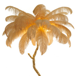 Lampa podłogowa  pióra beżowe 150 cm ST-DN128-F beige