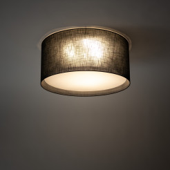 LARGO BLACK LAMPA SUFITOWA 6XE27 11700