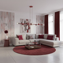 8 BURGUNDY TRANSPARENT 1645/8