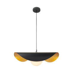Lampa wisząca  40 cm - czarno złota ST-F22020601-D40 black