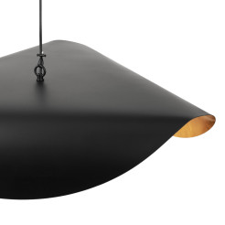 Lampa wisząca  40 cm - czarno złota ST-F22020601-D40 black