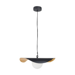 Lampa wisząca  40 cm - czarno złota ST-F22020601-D40 black