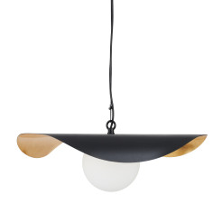Lampa wisząca  40 cm - czarno złota ST-F22020601-D40 black