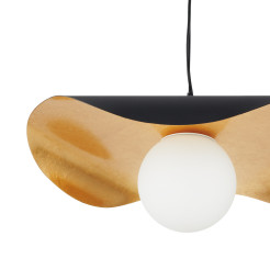 Lampa wisząca  40 cm - czarno złota ST-F22020601-D40 black