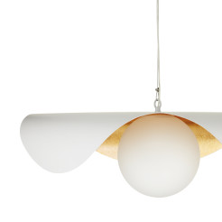 Lampa wisząca  40 cm - biało złota ST-F22020601-D40 white