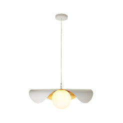 Lampa wisząca  40 cm - biało złota ST-F22020601-D40 white