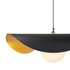 Lampa wisząca  60 cm - czarno złota ST-F22020601-D60 black