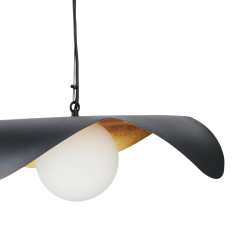 Lampa wisząca  60 cm - czarno złota ST-F22020601-D60 black