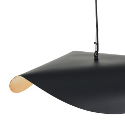 Lampa wisząca  60 cm - czarno złota ST-F22020601-D60 black