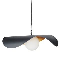 Lampa wisząca  60 cm - czarno złota ST-F22020601-D60 black