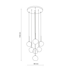 LAVA BROWN LAMPA WISZĄCA 7XG9 11328