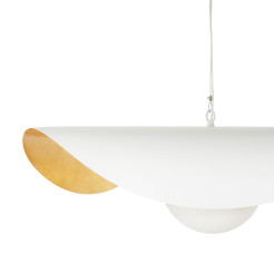 Lampa wisząca  80 cm - biało złota ST-F22020601-D80 white
