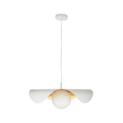 Lampa wisząca  80 cm - biało złota ST-F22020601-D80 white