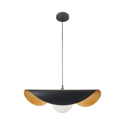 Lampa wisząca  80 cm - czarno złota ST-F22020601-D80 black