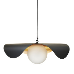 Lampa wisząca  80 cm - czarno złota ST-F22020601-D80 black