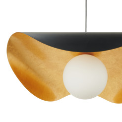 Lampa wisząca  80 cm - czarno złota ST-F22020601-D80 black
