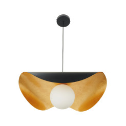 Lampa wisząca  80 cm - czarno złota ST-F22020601-D80 black