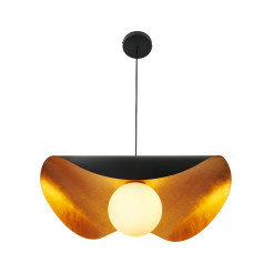 Lampa wisząca  80 cm - czarno złota ST-F22020601-D80 black