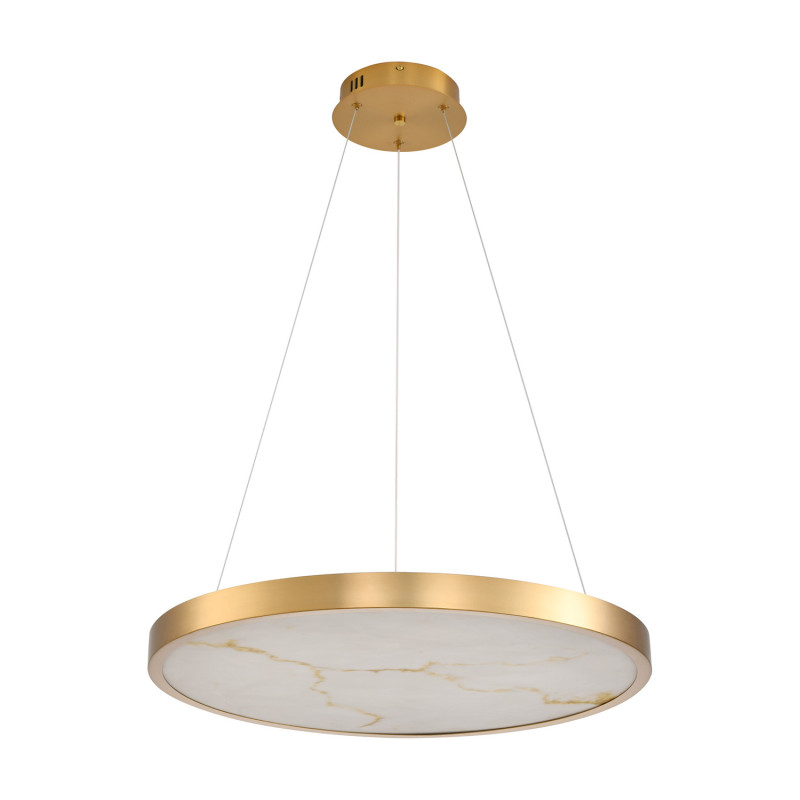 Lampa wisząca  60 cm - LED, złoty alabaster ST-MD2407