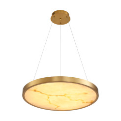 Lampa wisząca  60 cm - LED, złoty alabaster ST-MD2407