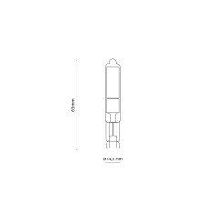 ŻARÓWKA G9 LED COB 3000K 4W 18228