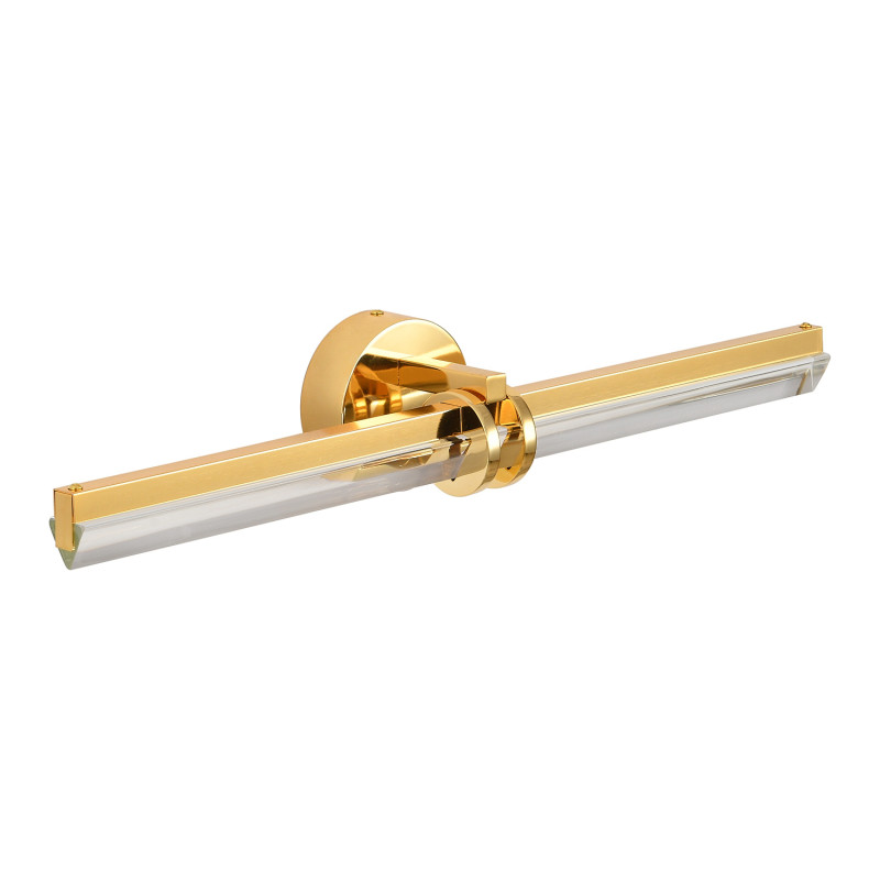 Lampa ścienna  LED 58 cm- złoto szklany kinkiet ST-DN1621-GOLD
