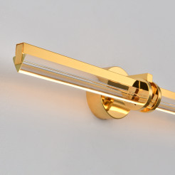Lampa ścienna  LED 58 cm- złoto szklany kinkiet ST-DN1621-GOLD