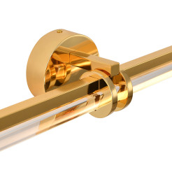 Lampa ścienna  LED 58 cm- złoto szklany kinkiet ST-DN1621-GOLD