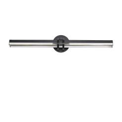 Lampa ścienna  LED 58 cm- czarno szklany kinkiet ST-DN1621-BLACK