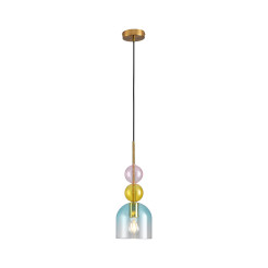 Lampa wisząca  BLUE kolorowa 15 cm ST-DN345A