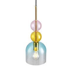 Lampa wisząca  BLUE kolorowa 15 cm ST-DN345A