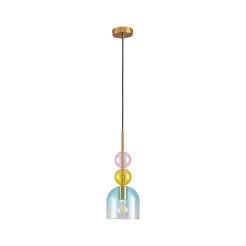 Lampa wisząca  BLUE kolorowa 15 cm ST-DN345A