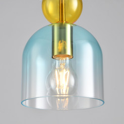 Lampa wisząca  BLUE kolorowa 15 cm ST-DN345A