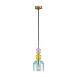Lampa wisząca  BLUE kolorowa 15 cm ST-DN345A