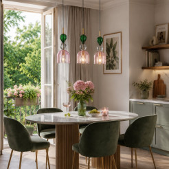 Lampa wisząca  PINK kolorowa 15 cm ST-DN345B