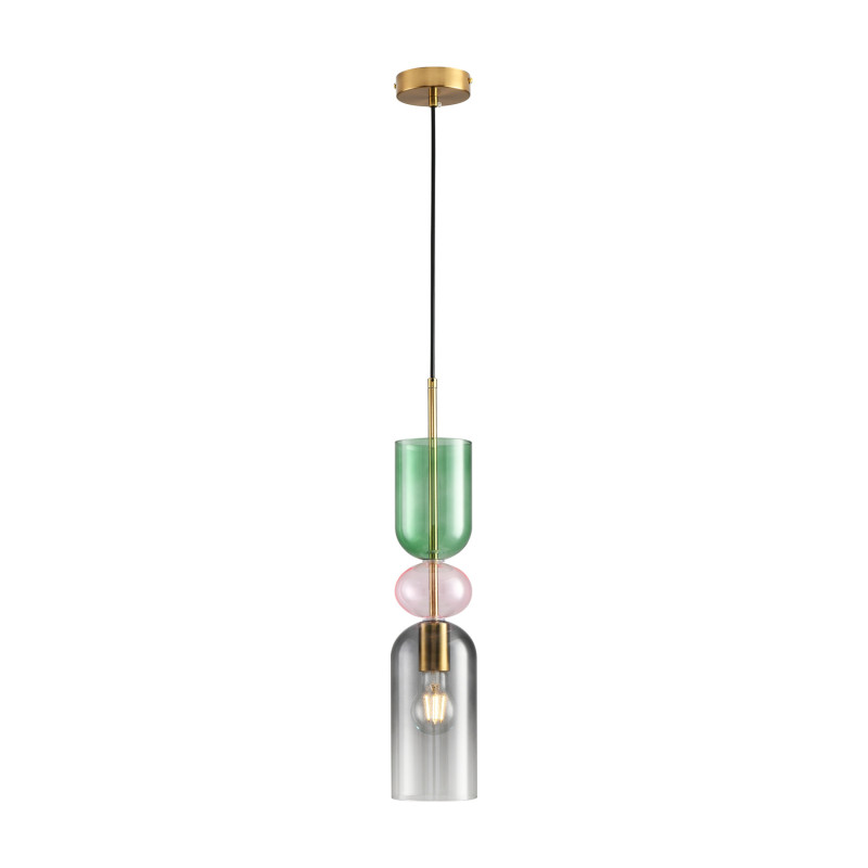 Lampa wisząca  GREEN szklana kolorowa 11 cm ST-DN399B