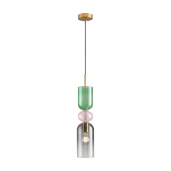 Lampa wisząca  GREEN szklana kolorowa 11 cm ST-DN399B