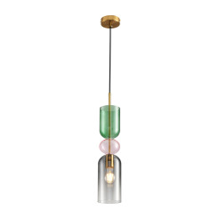 Lampa wisząca  GREEN szklana kolorowa 11 cm ST-DN399B