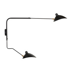 Lampa ścienna -2W S, 110 cm -czarny W8702-S