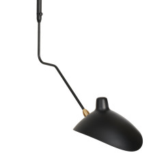 Lampa ścienna -2W S, 110 cm -czarny W8702-S