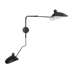 Lampa ścienna -2W S, 110 cm -czarny W8702-S